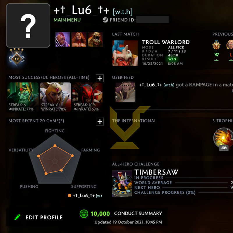 Guardian IV | MMR: 1170 - Behavior: 10000