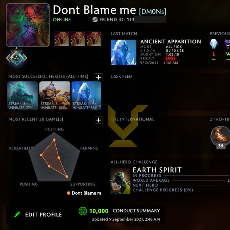 Crusader I | MMR: 1630 - Behavior: 10000