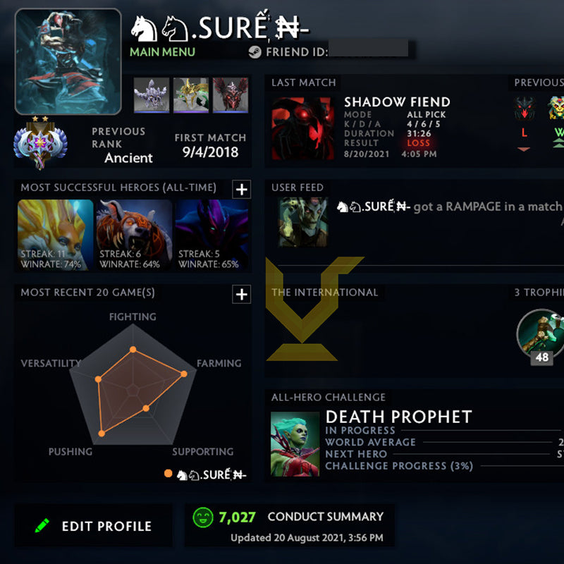 Ancient II | MMR: 4110 - Behavior: 7027