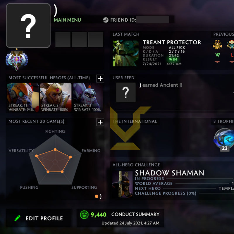 Ancient I | MMR: 4010 - Behavior: 9440