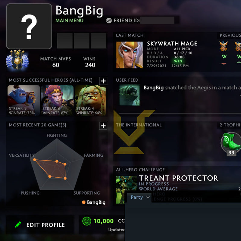 Divine IV | MMR: 5300 - Behavior: 10000