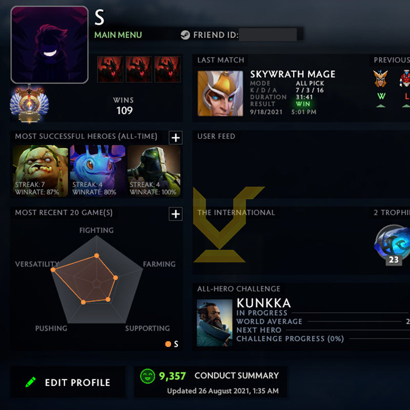 Immortel | MMR : 5920 - Comportement : 9357