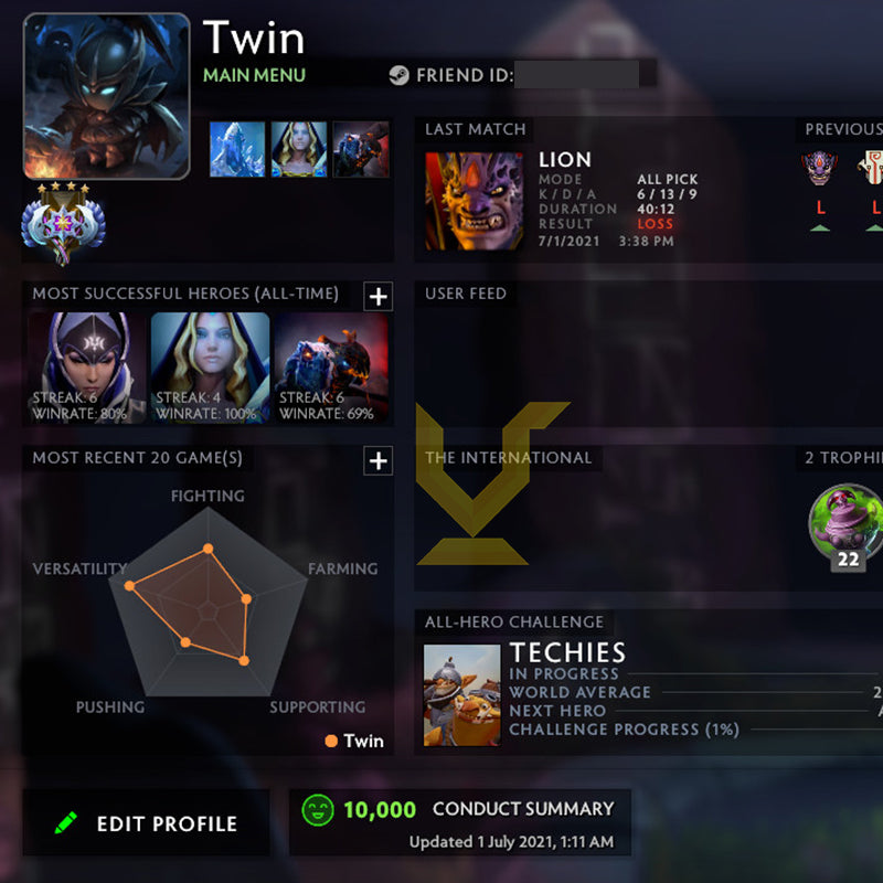 Ancient IV | MMR: 4420 - Behavior: 10000