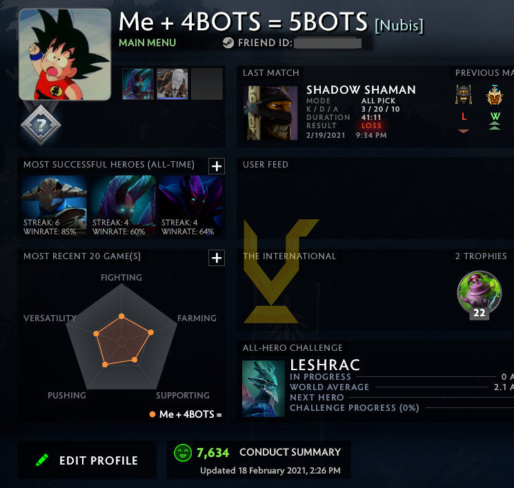 Non calibré | MMR : TBD - Comportement : 7634