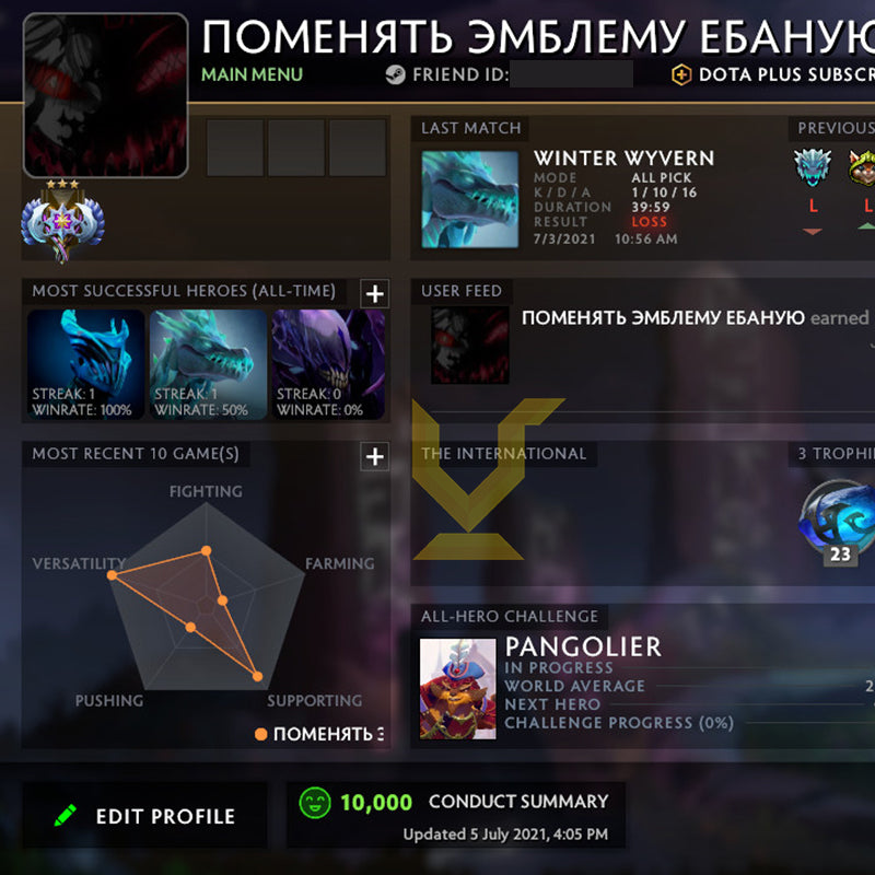 Ancient III | MMR: 4220 - Behavior: 10000