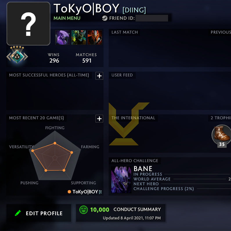 Croisé II | MMR : 2200 - Comportement : 10000