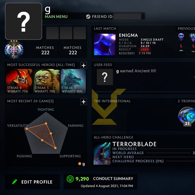 Ancient III | MMR: 4130 - Behavior: 9290