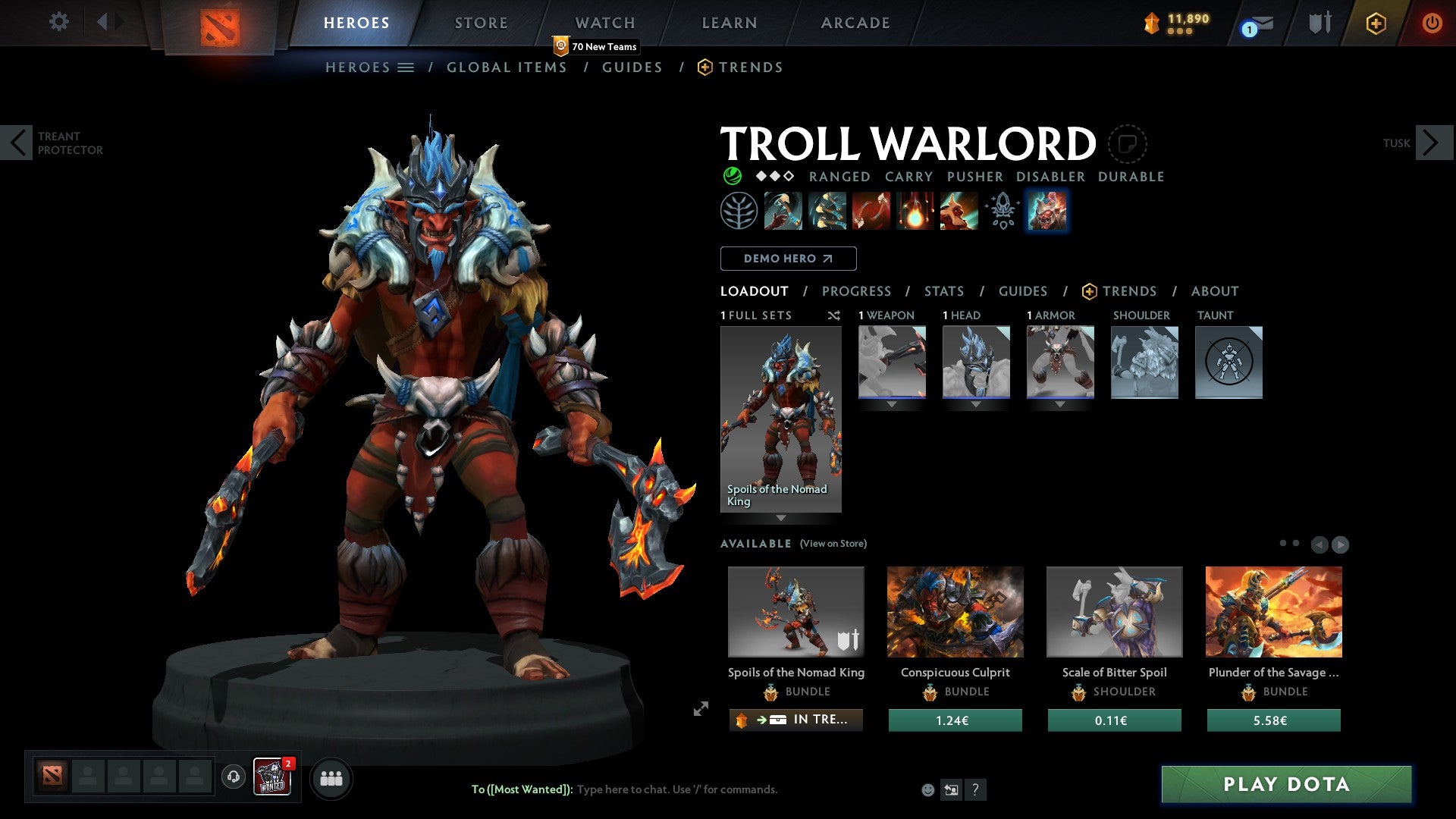 Ancient I | MMR: 3910 - Behavior: 10000