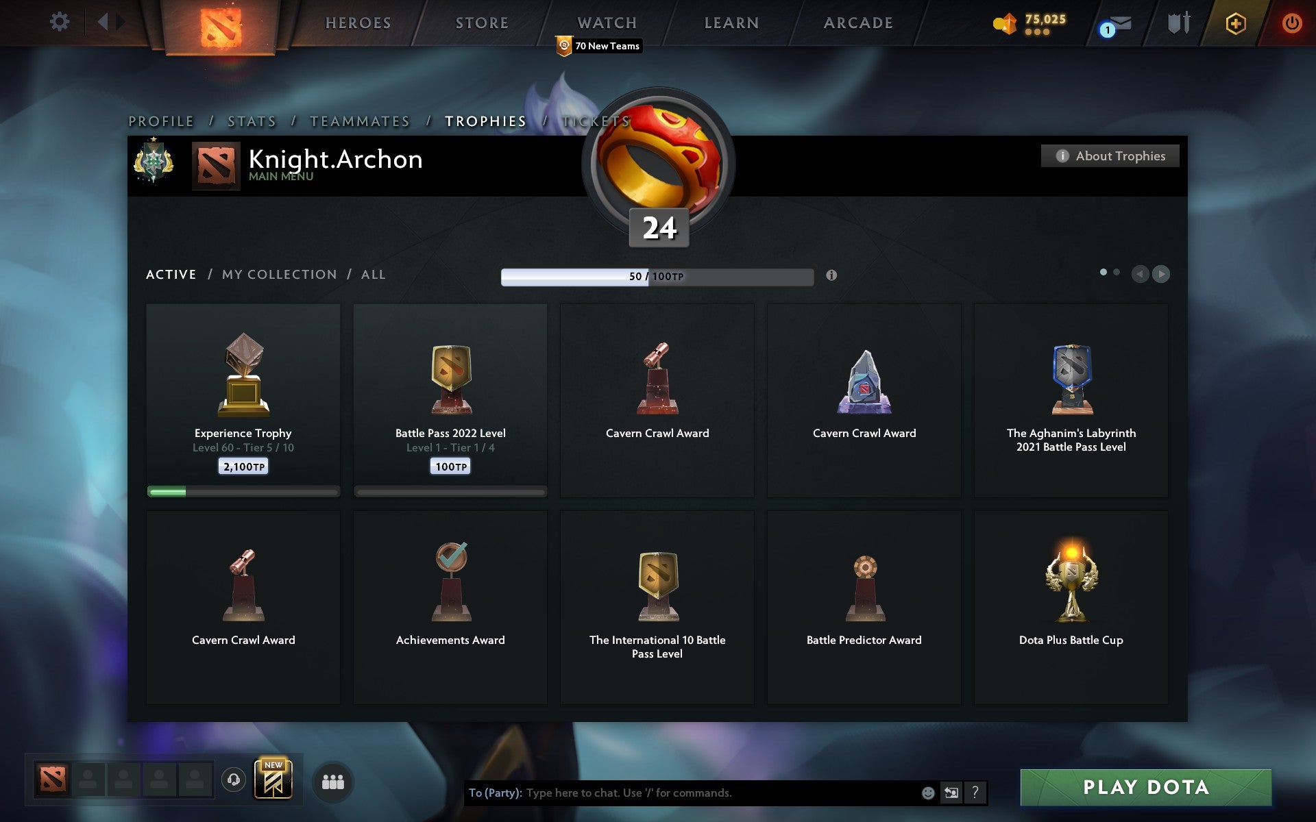 Archon I | MMR: 2341 - Behavior: 9840