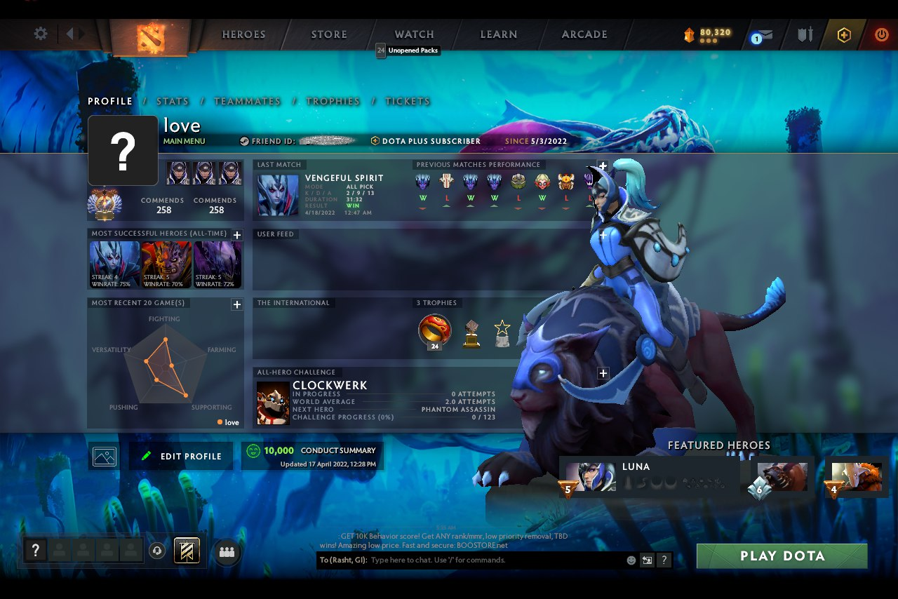 Immortal | MMR: 6050 - Behavior: 10000