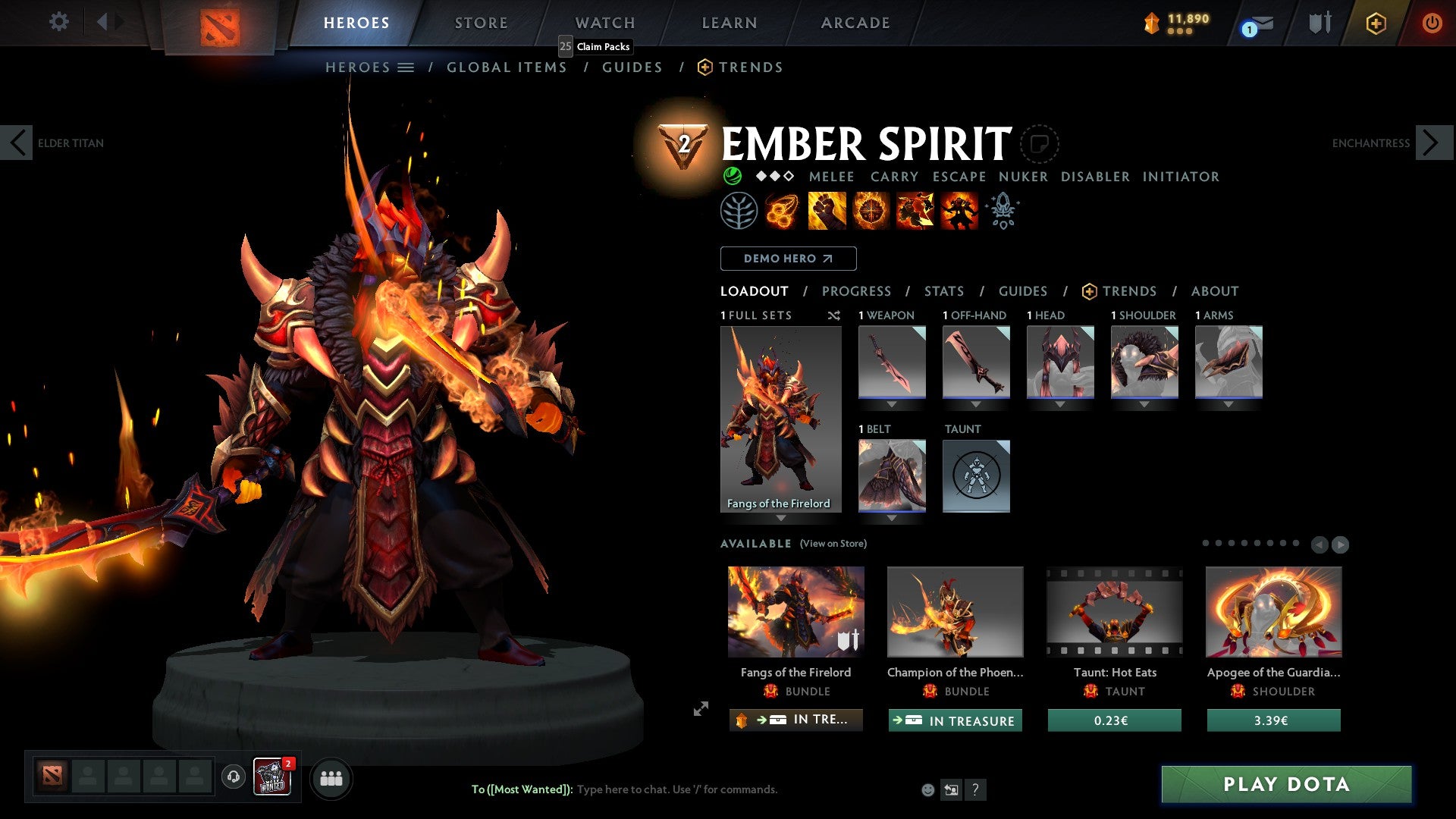 Ancient I | MMR: 3910 - Behavior: 10000