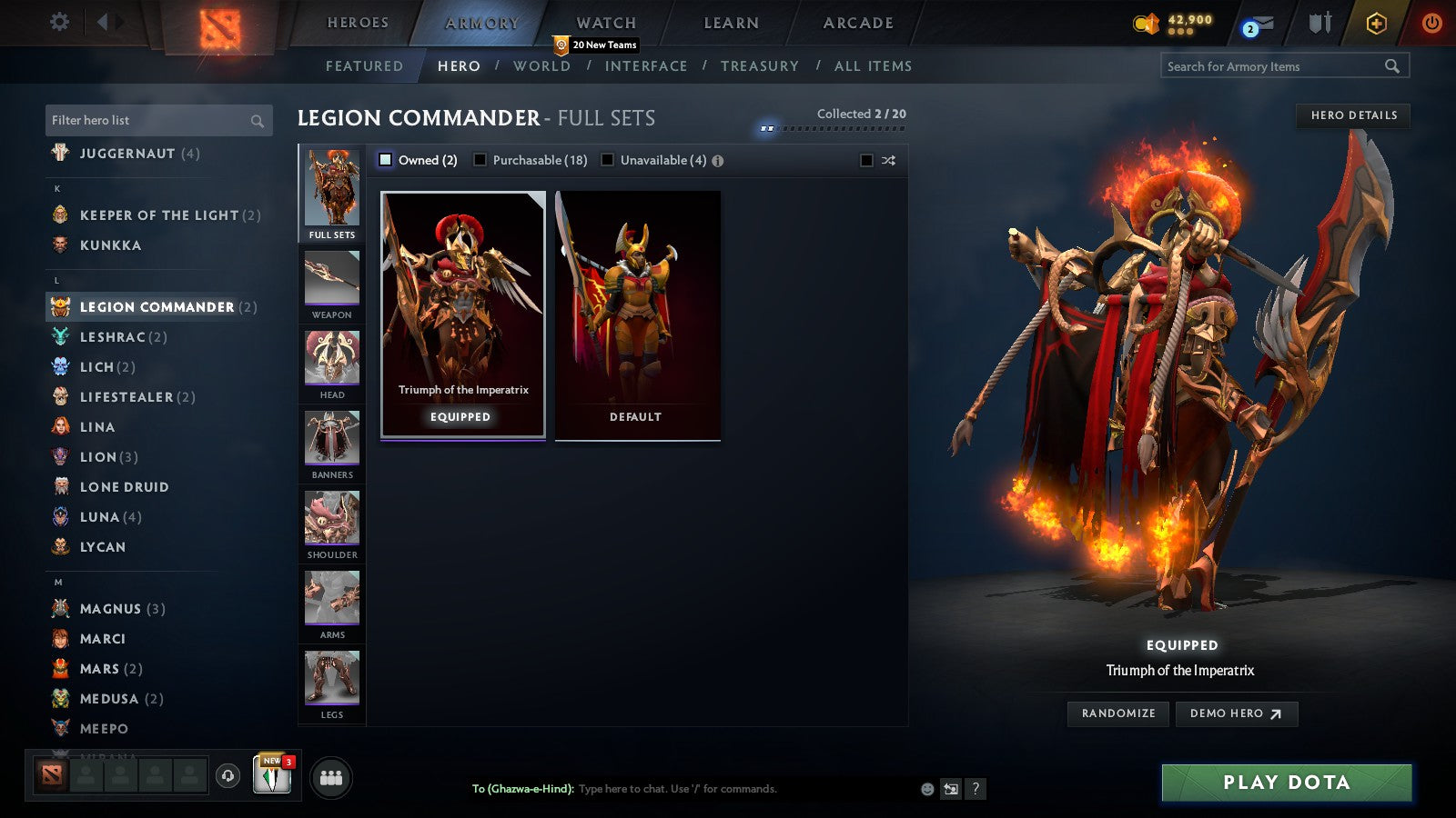 Legend II | MMR: 3362 - Behavior: 12000 - Communication: 12000