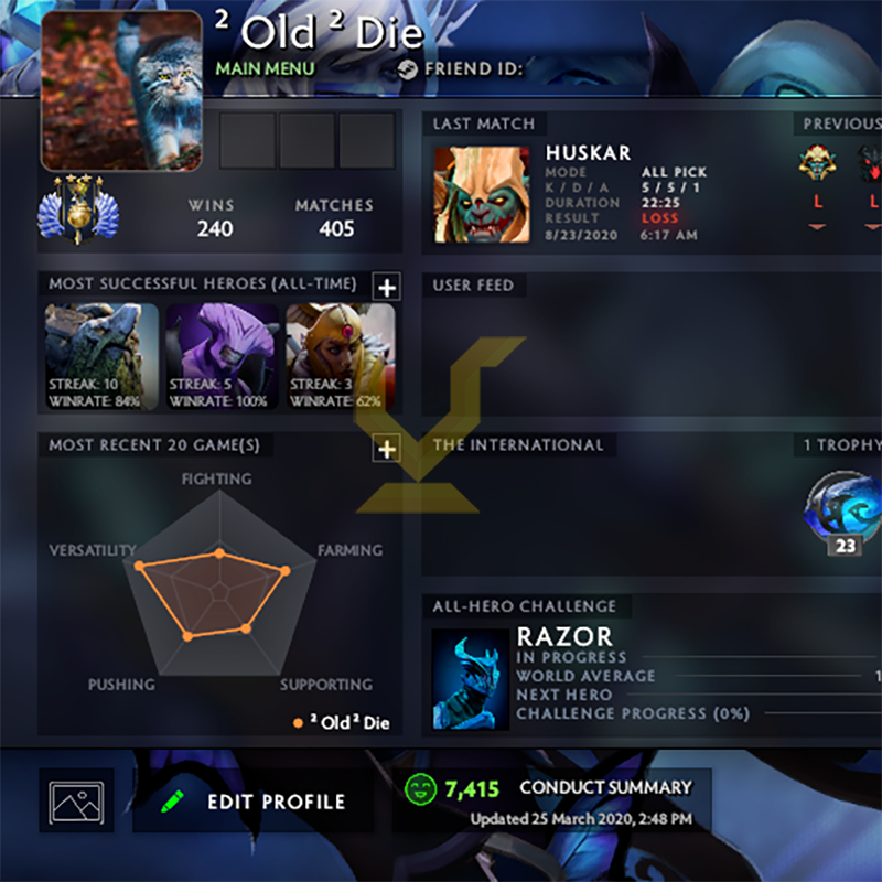 Divin IV | MMR : 5090 - Comportement : 7415