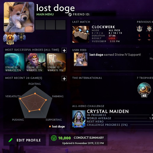 Immortel | Noyau : 5614 / Prise en charge : 5312 | Conduite : 10000