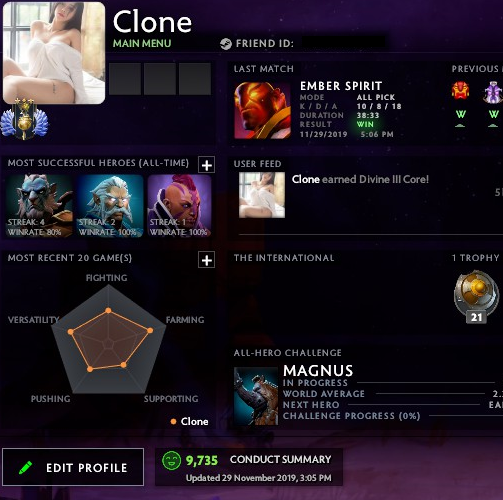 Divin III | Noyau : 5097 / Prise en charge : à déterminer | Conduite : 9735