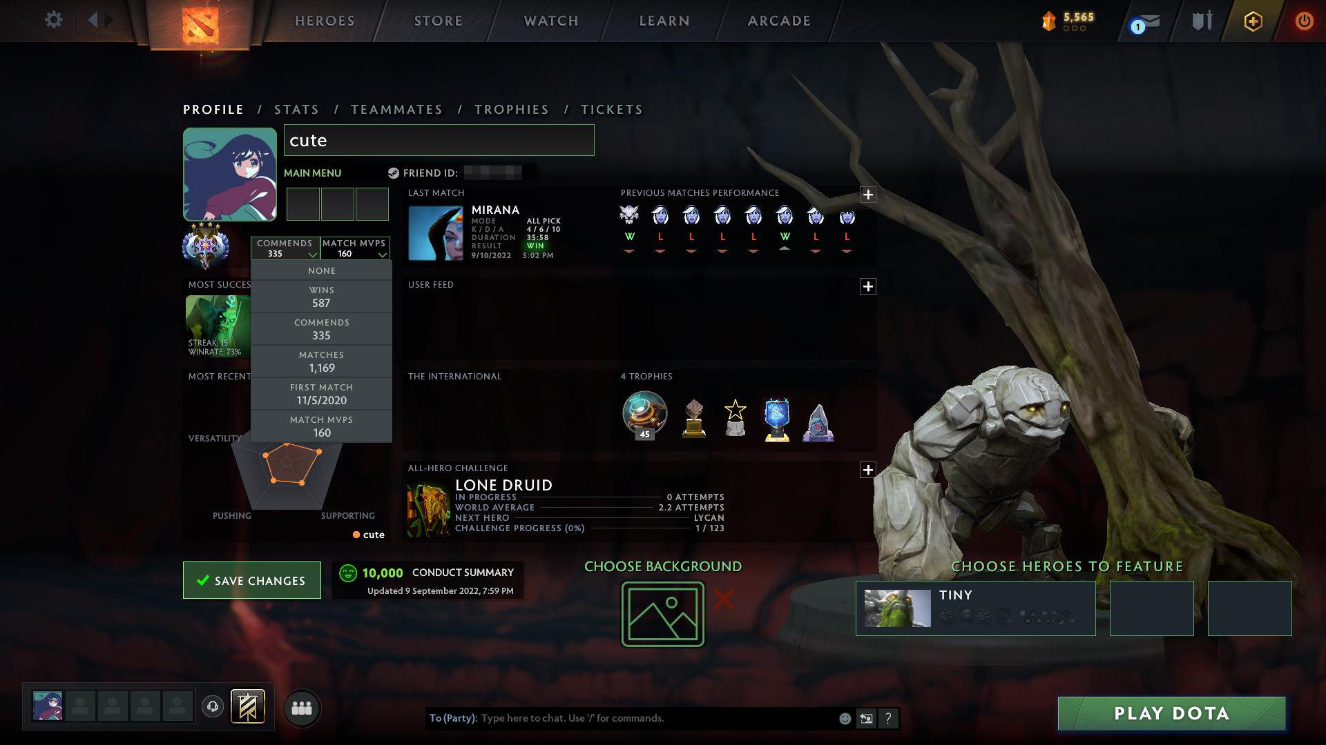 Ancient IV | MMR: 4240 - Behavior: 10000