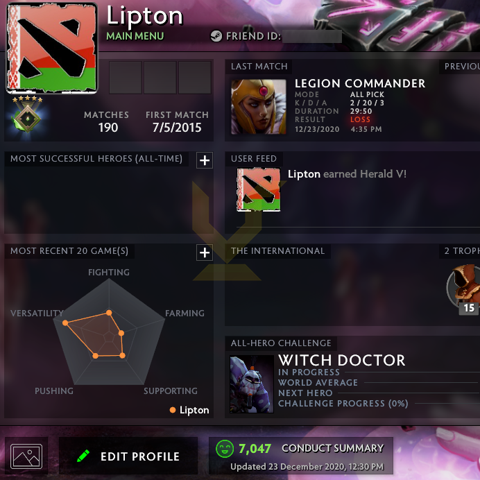 Héraut V | MMR : 770 - Comportement : 7047