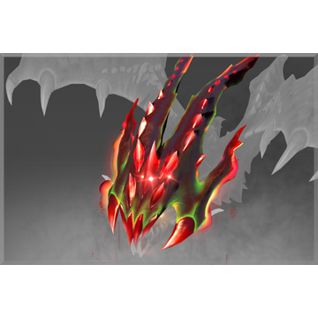 Malefic Drake's Hood of the Crimson Witness