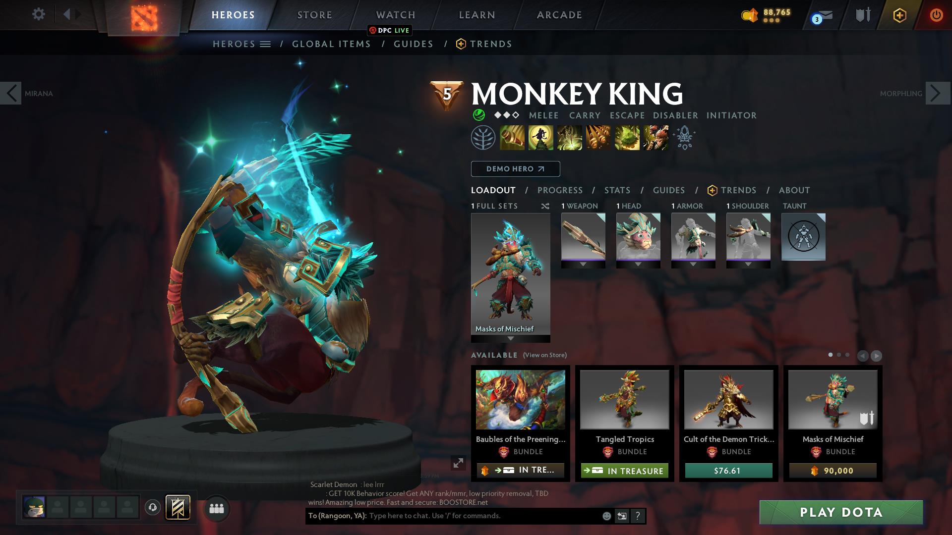 Ancient V | MMR: 4420 - Behavior: 10000