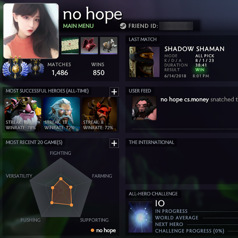 Divin III | MMR : 5420 / à déterminer