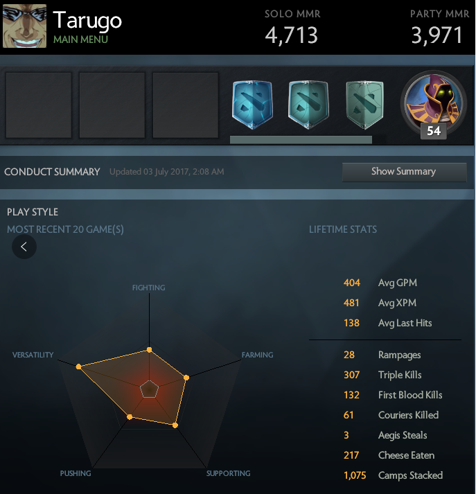 MMR: Solo 4713 | Party 3971