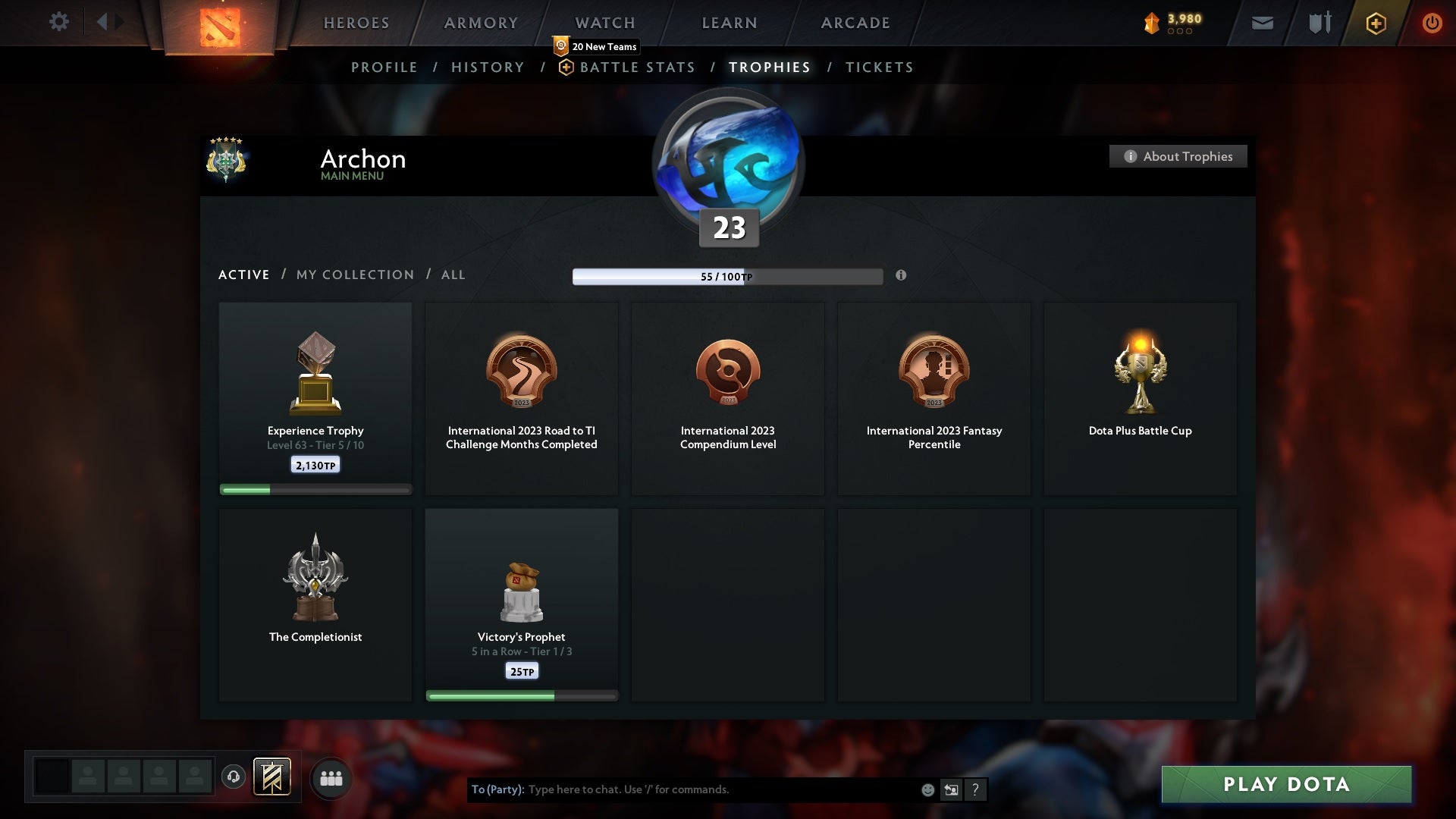 Archon V | MMR: 2942 - Behavior: 10600 - Communication: 10475