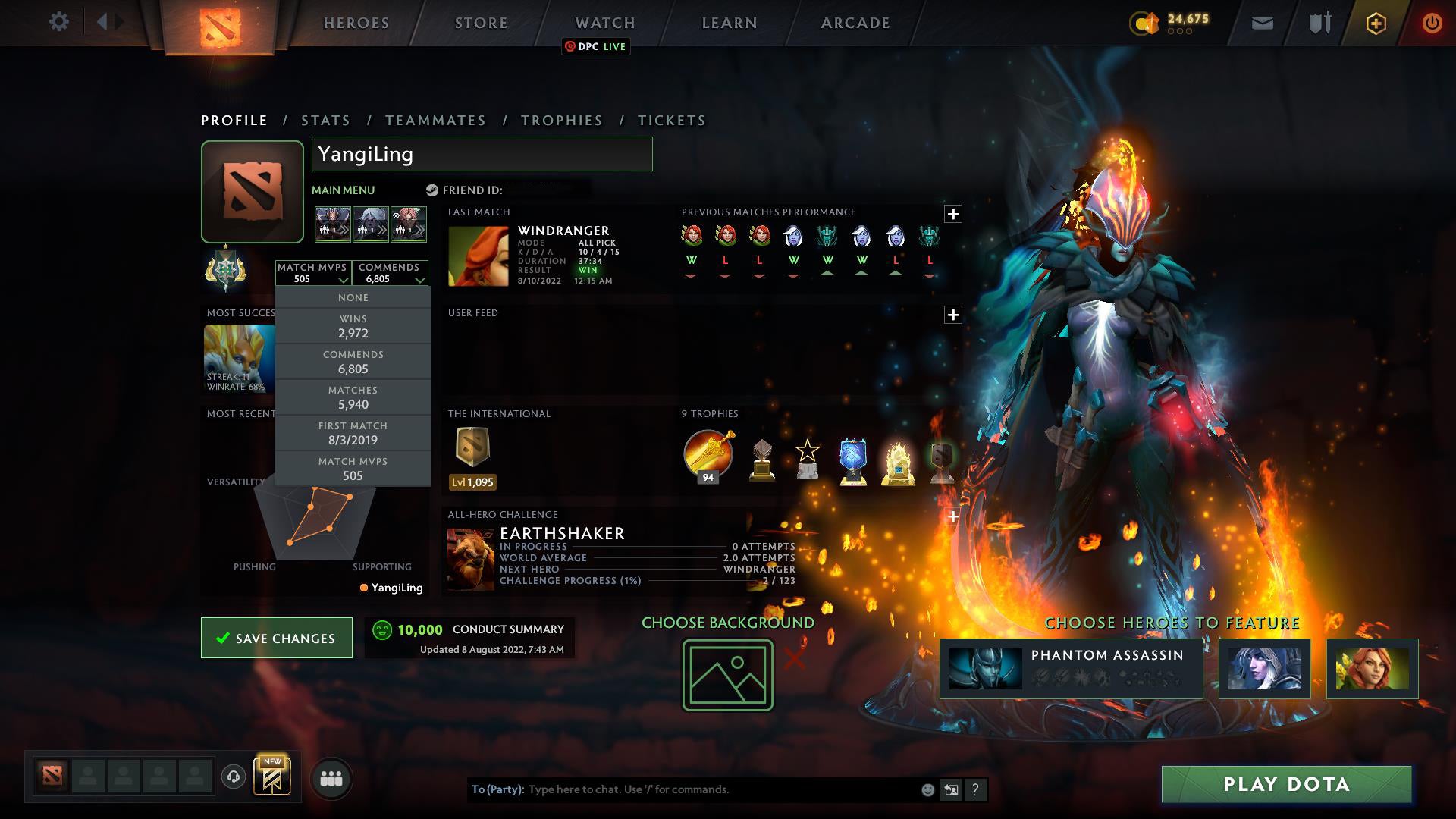 Archonte Ier | MMR : 2220 - Comportement : 10000