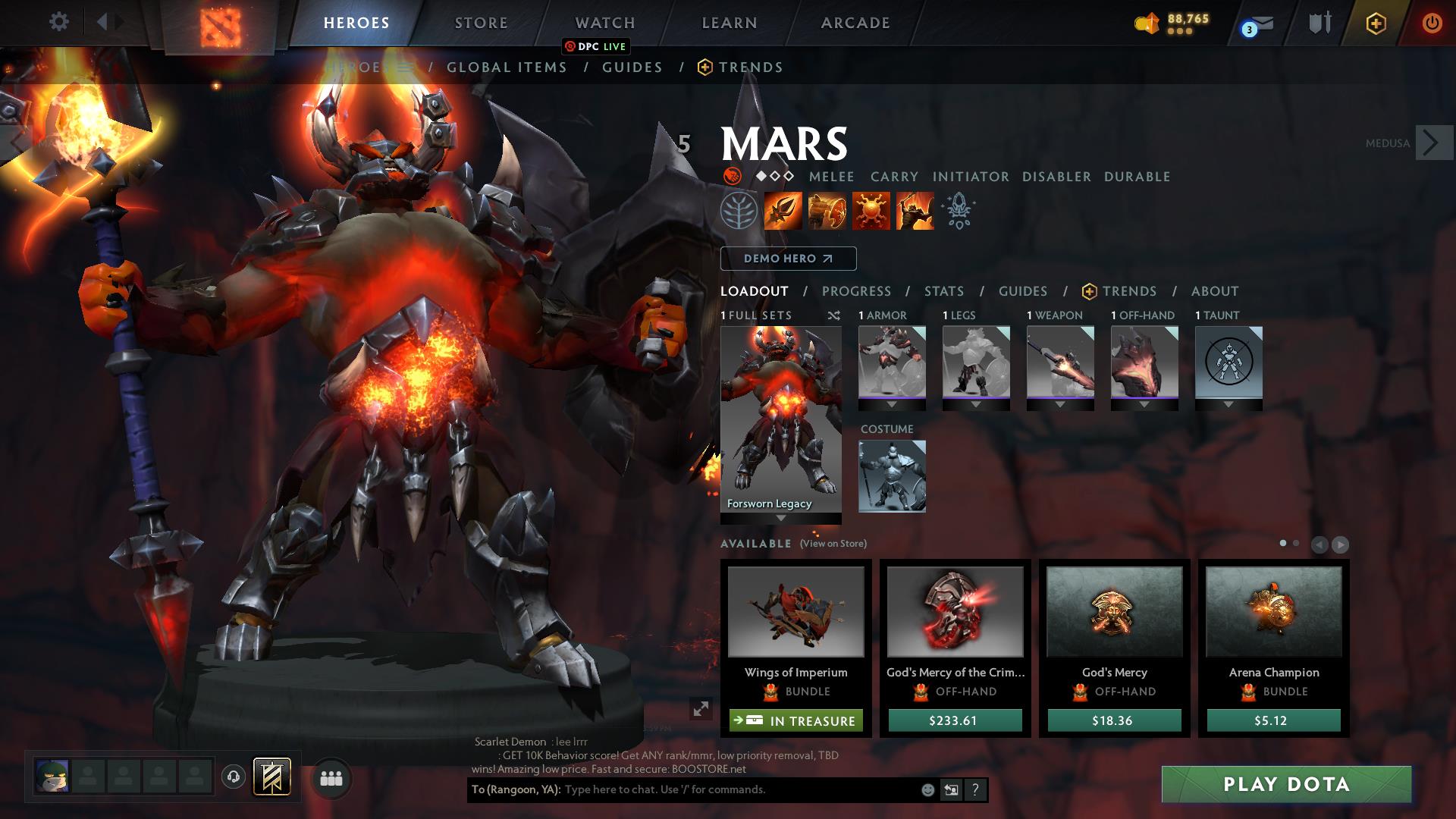 Ancient V | MMR: 4420 - Behavior: 10000