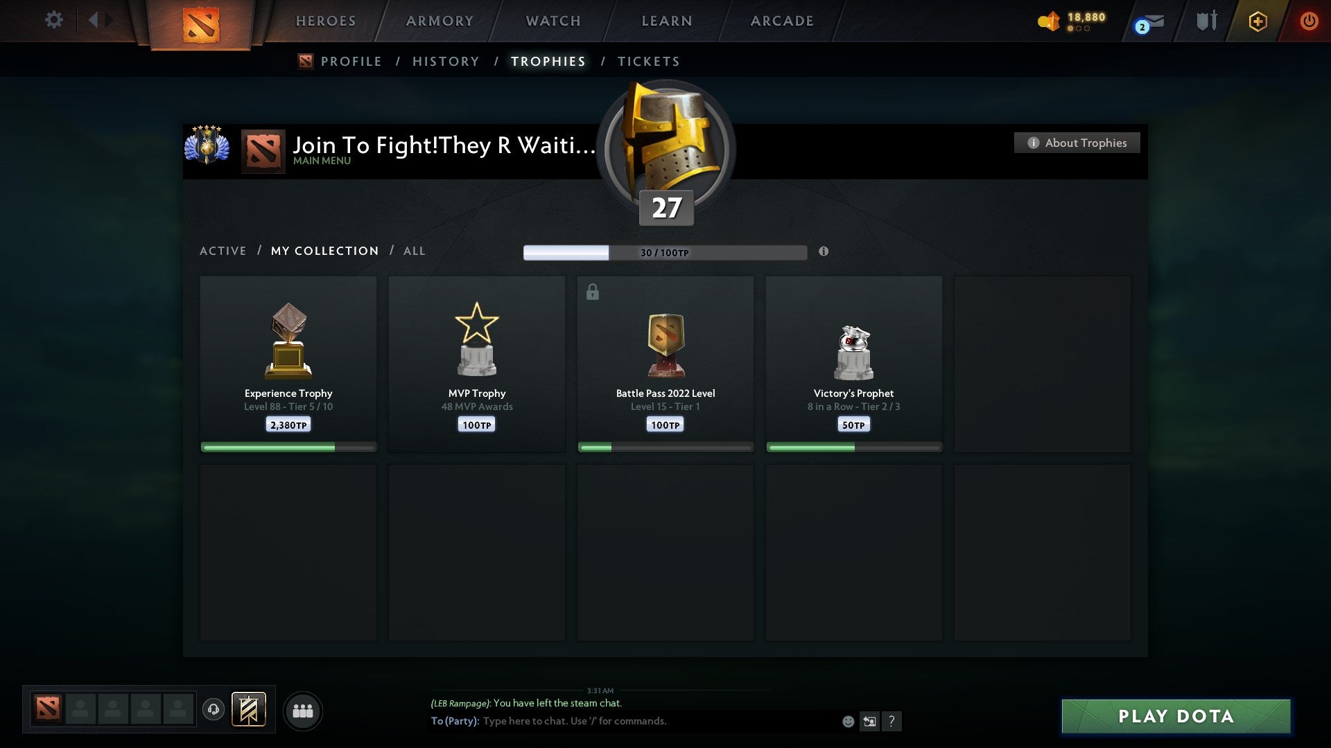 Divine V | MMR: 5518 - Behavior: 9575 - Communication: 9575