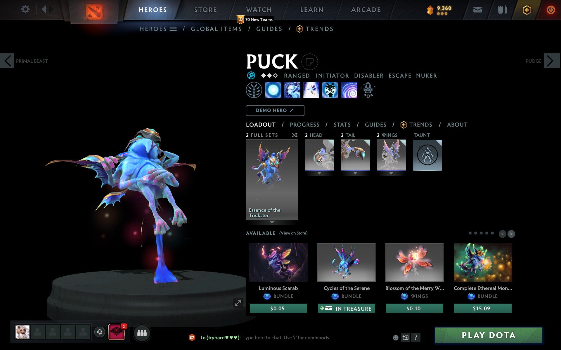 Ancient I | MMR: 3966 - Behavior: 10000