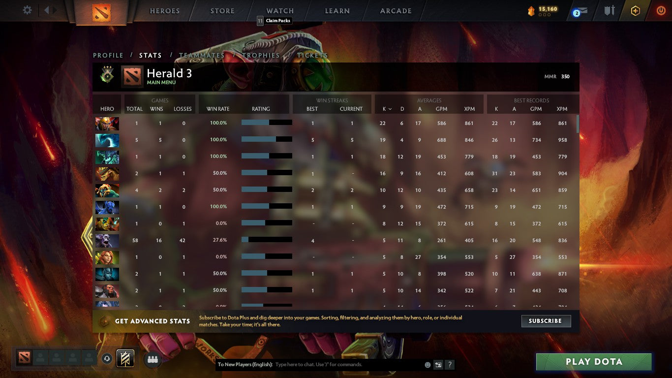 Herald III | MMR: 350 - Behavior: 9918