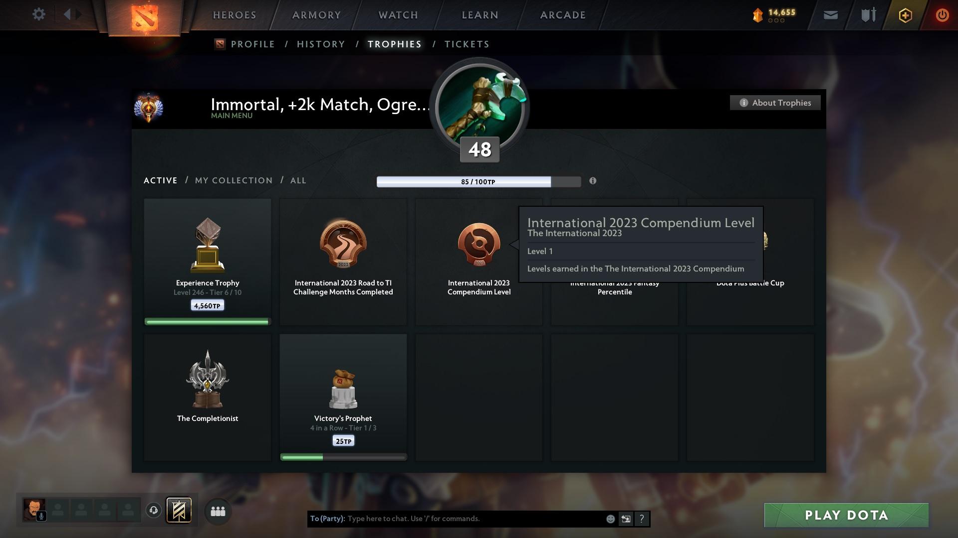 Immortal | MMR: 5567 - Behavior: 10001 - Communication: 10001