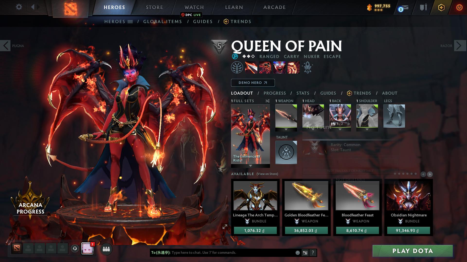 Immortel | MMR : 8140 - Comportement : 8600