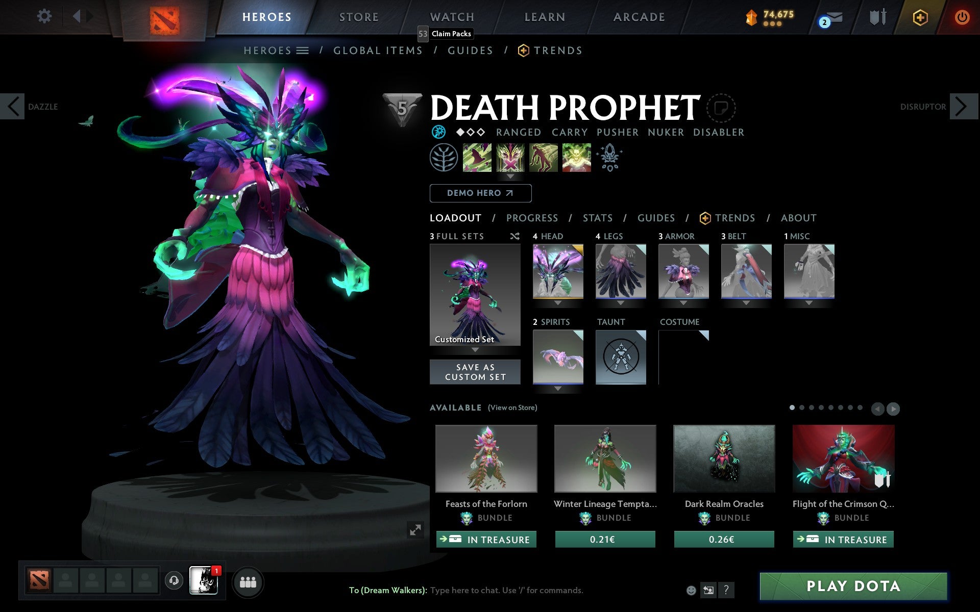 Immortal | MMR: 5555 - Behavior: 9895