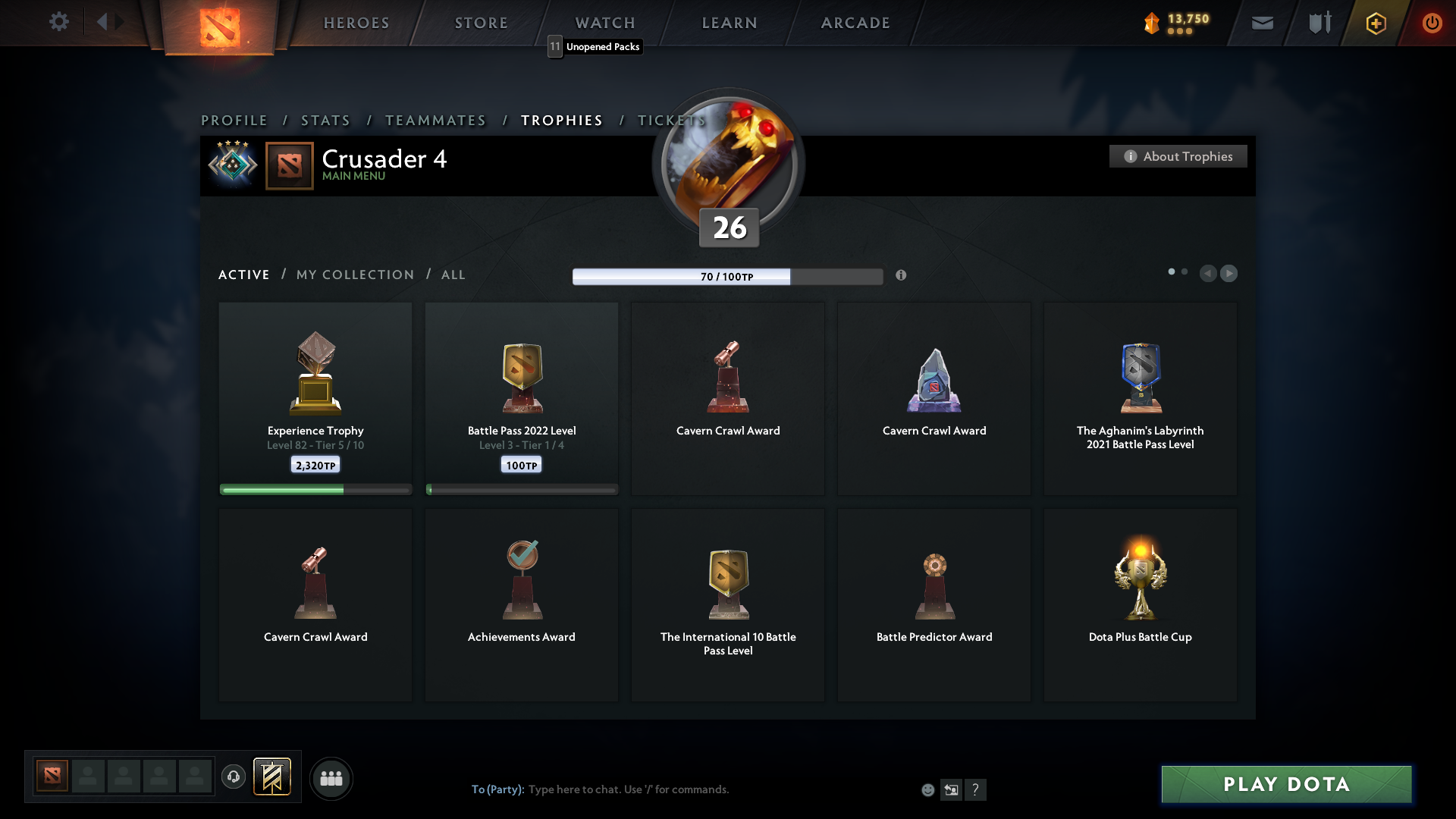 Crusader IV | MMR: 2120 - Behavior: 10000