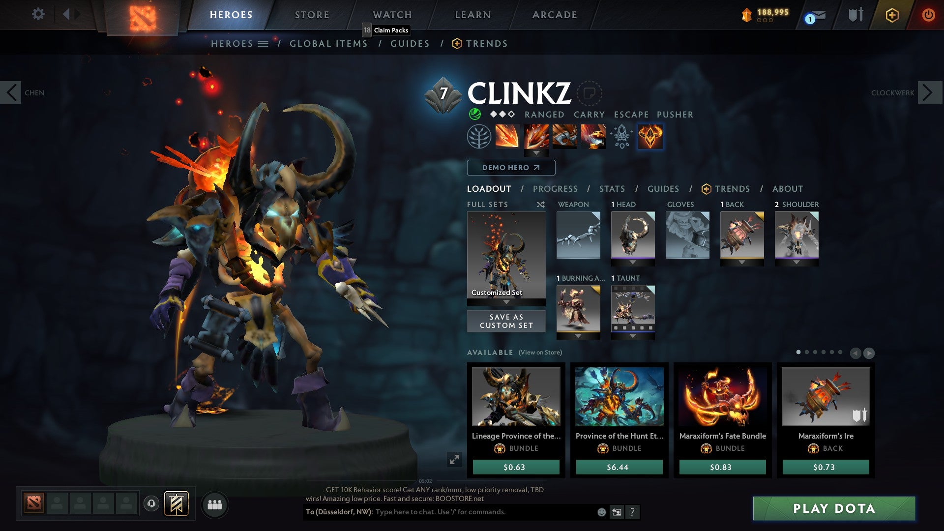 Immortel | MMR : 5800 - Comportement : 10000