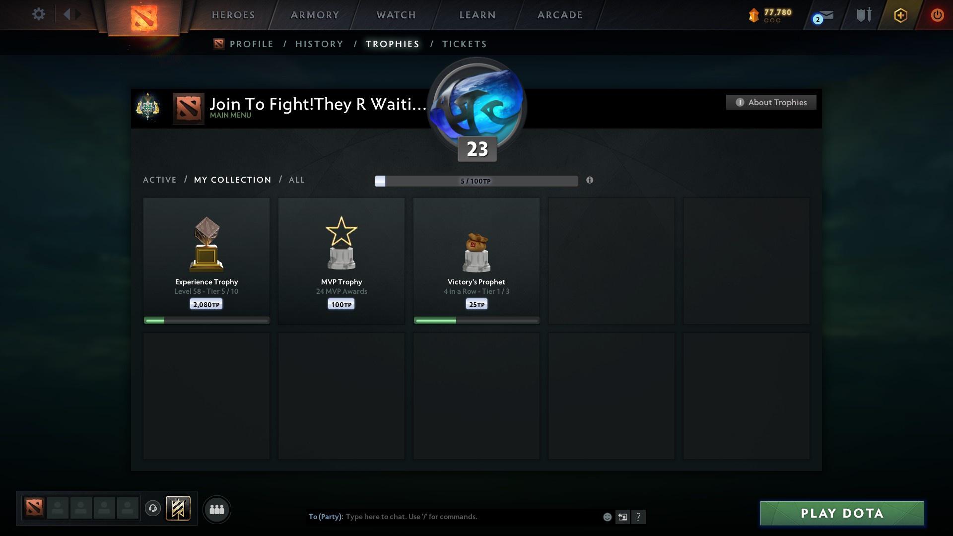 Archon I | MMR: 2364 - Behavior: 8845 - Communication: 8845