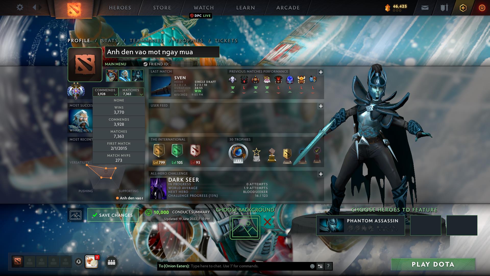 Ancient II | MMR: 3890 - Behavior: 10000