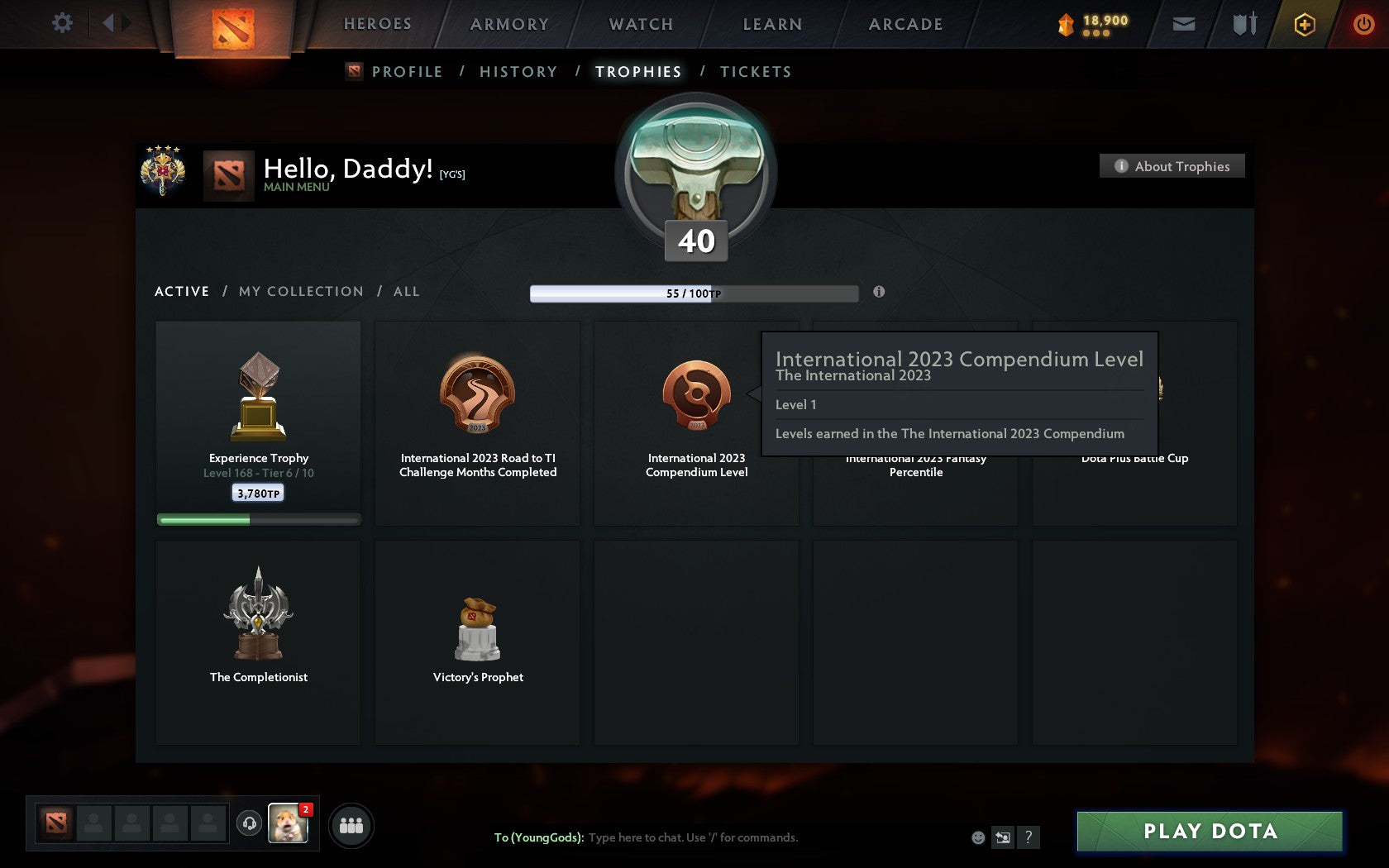 Legend IV | MMR: 3684 - Behavior: 10163 - Communication: 9240