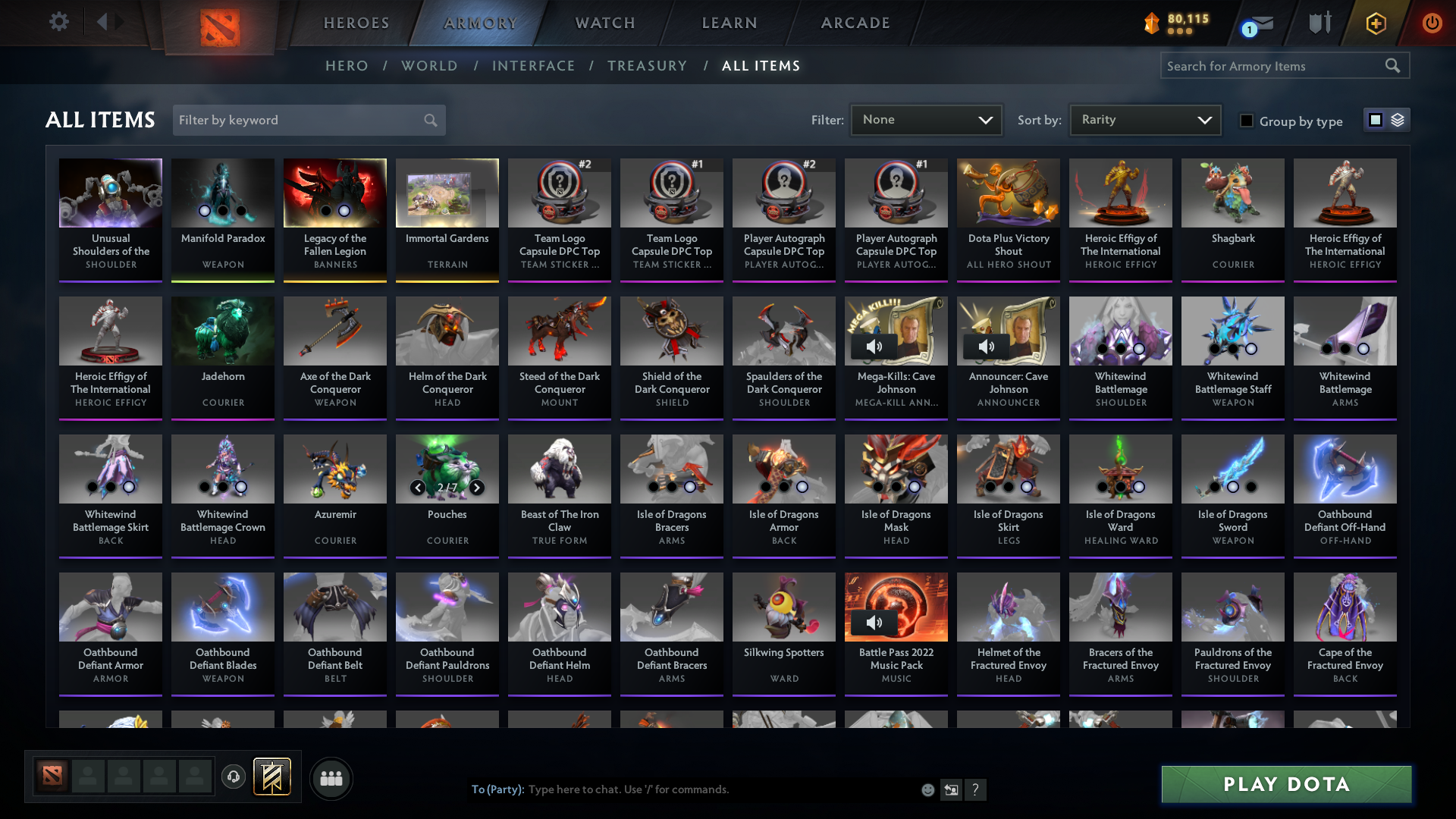 Legend I | MMR: 3100 - Behavior: 9080 - Communication: 10018