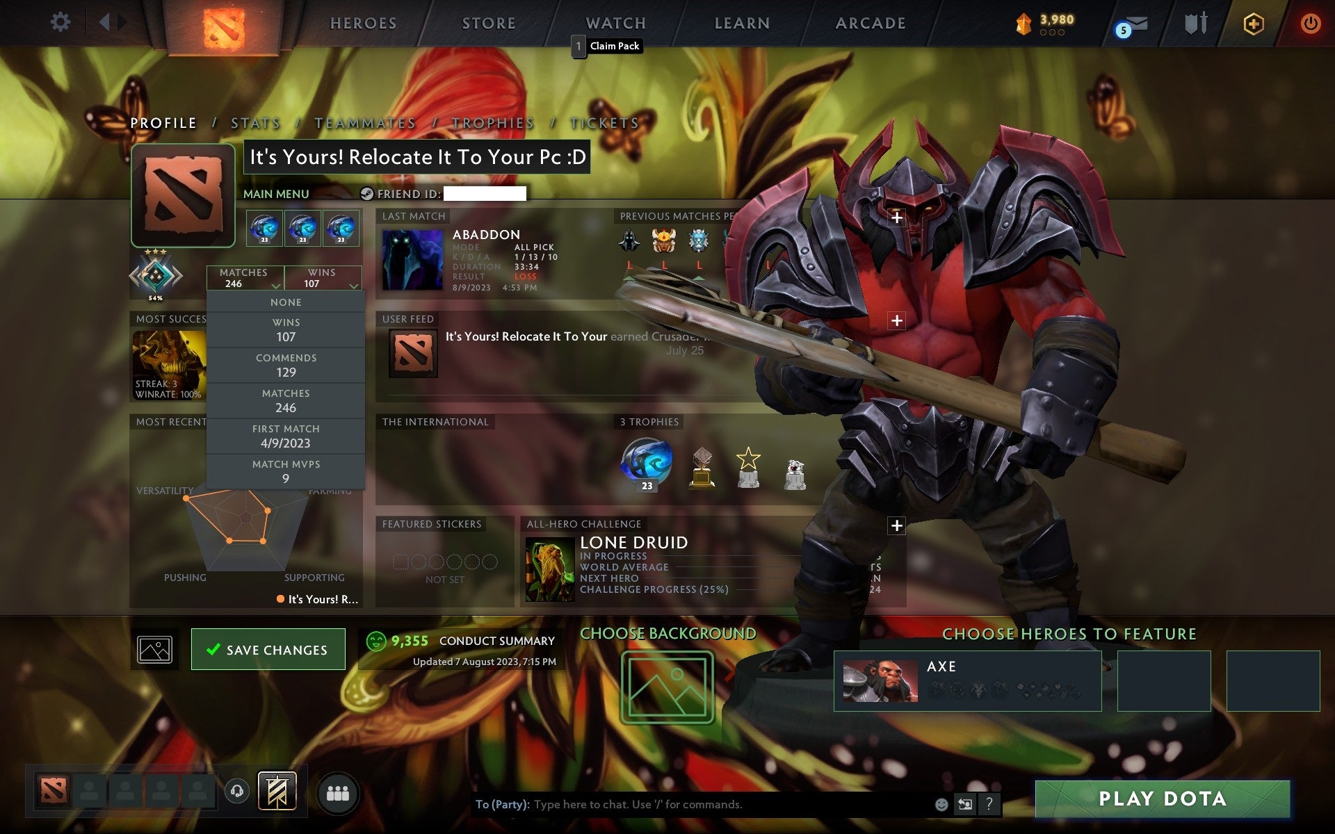 Crusader III | MMR: 1932 - Behavior: 9355