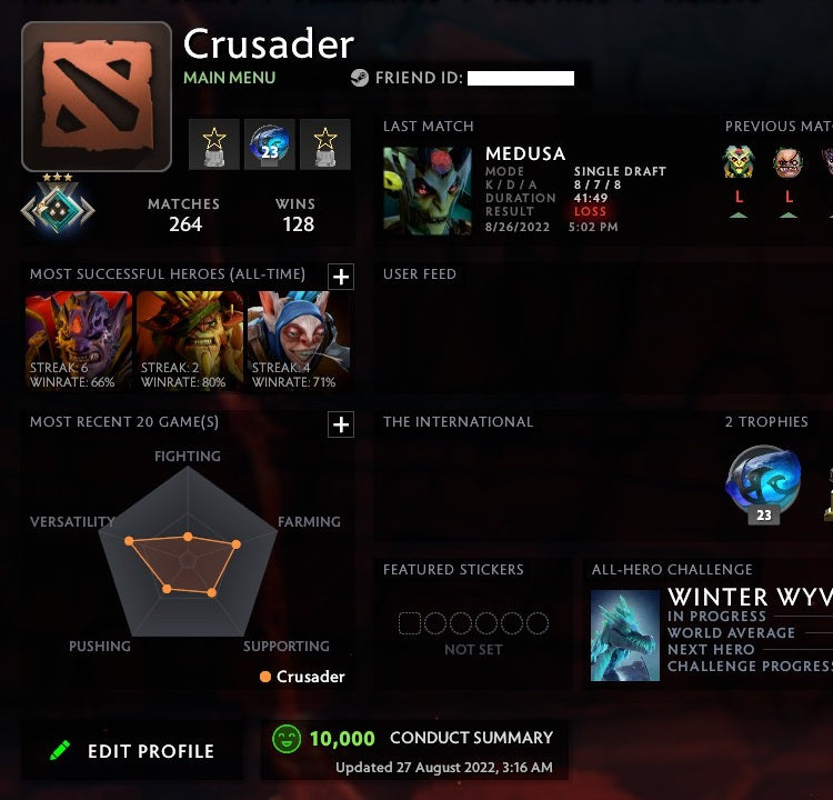 Crusader III | MMR: 1960 - Behavior: 10000