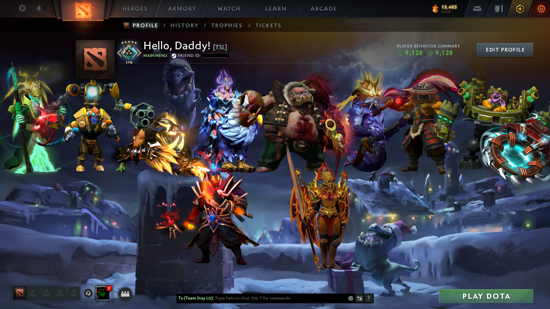 Crusader V | MMR: 2205 - Behavior: 9128 - Communication: 9128