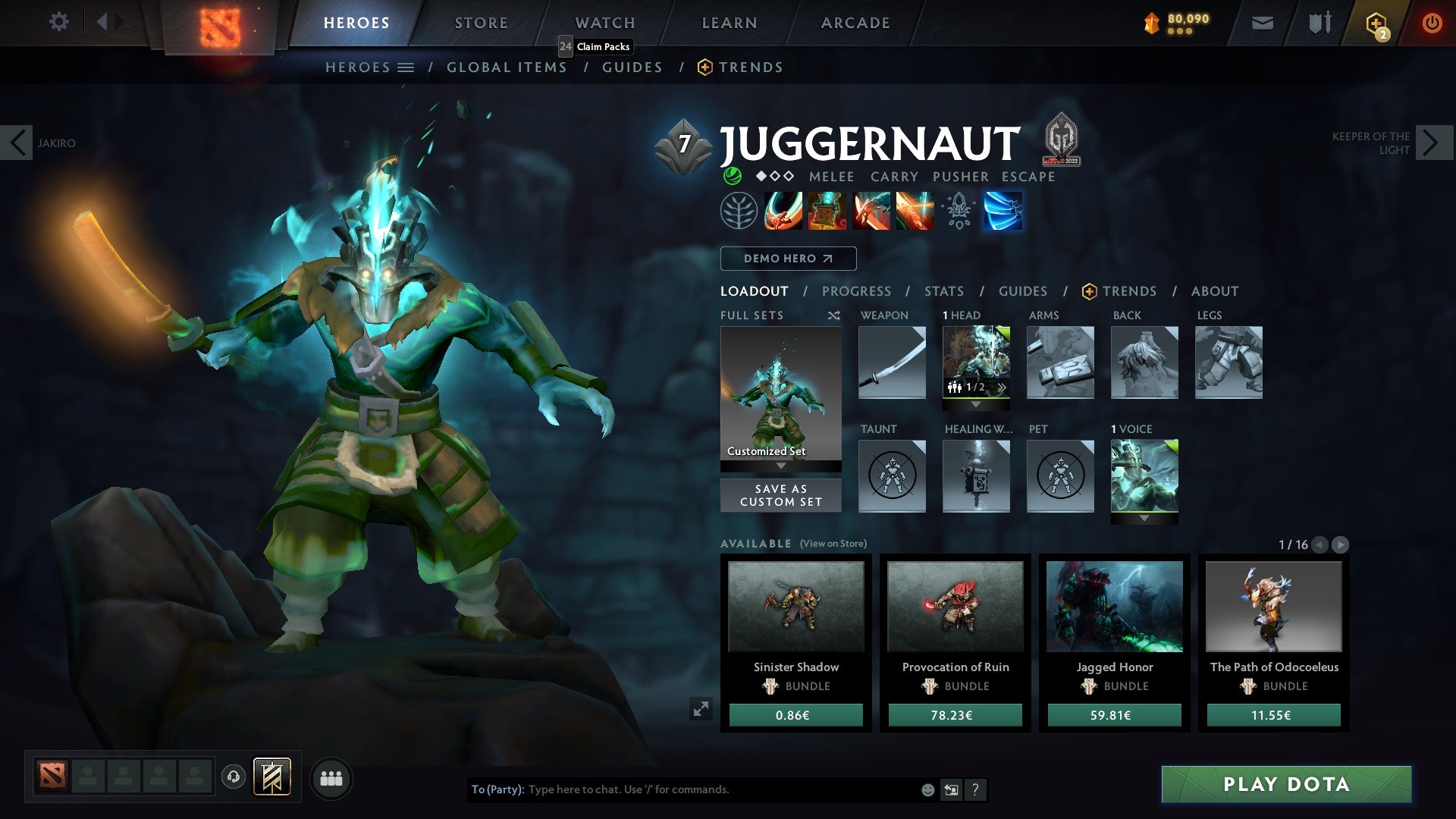 Gardien V | MMR : 1420 - Comportement : 10000