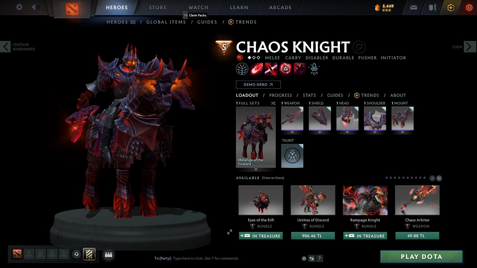 Ancient V | MMR: 4505 - Behavior: 10000