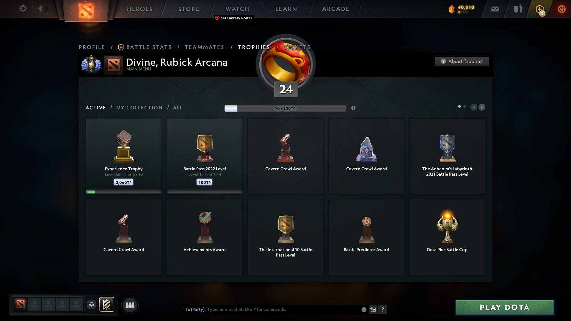 Divine I | MMR: 4760 - Behavior: 9177