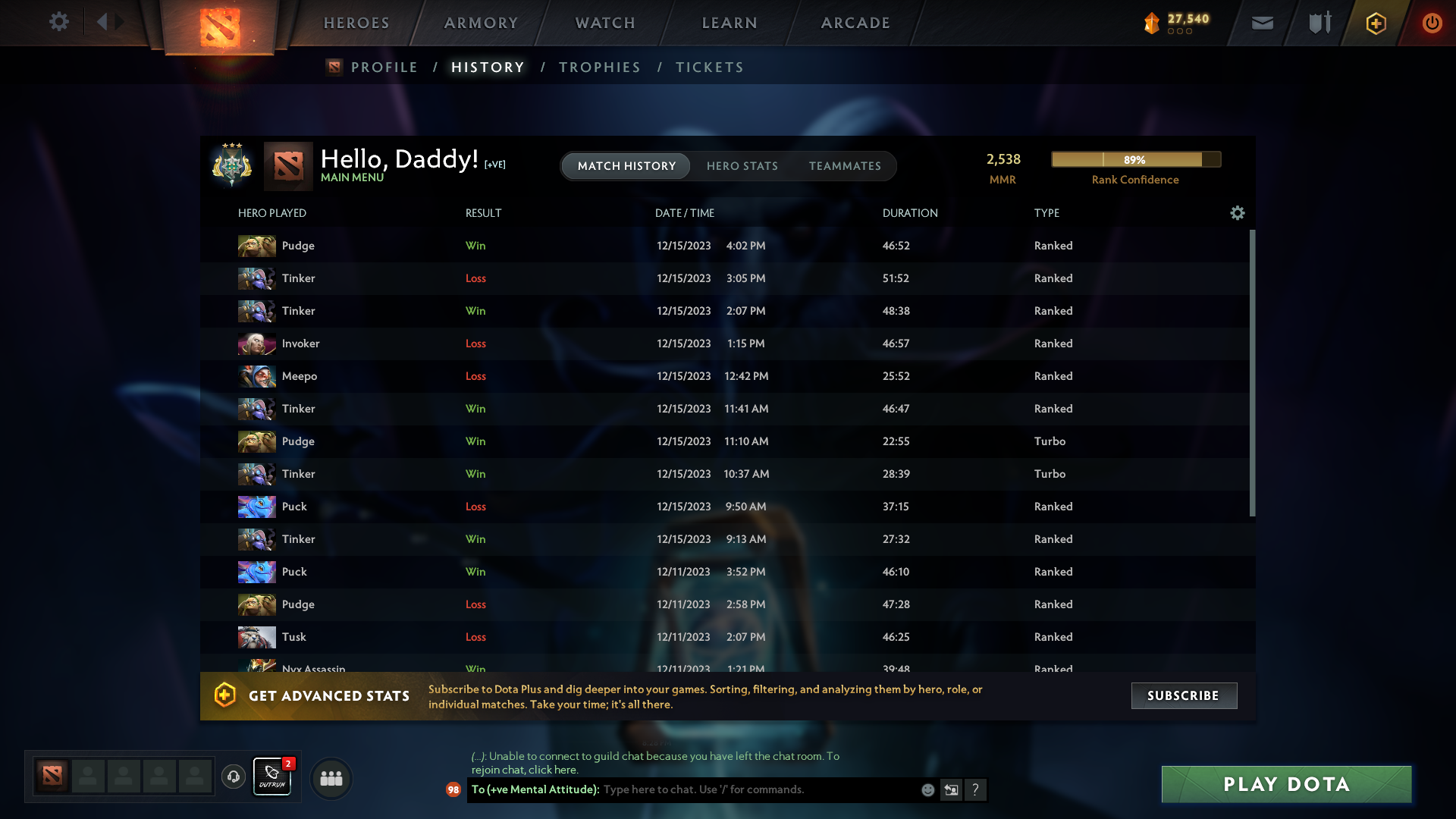 Archon III | MMR: 2538 - Behavior: 11463 - Communication: 11463