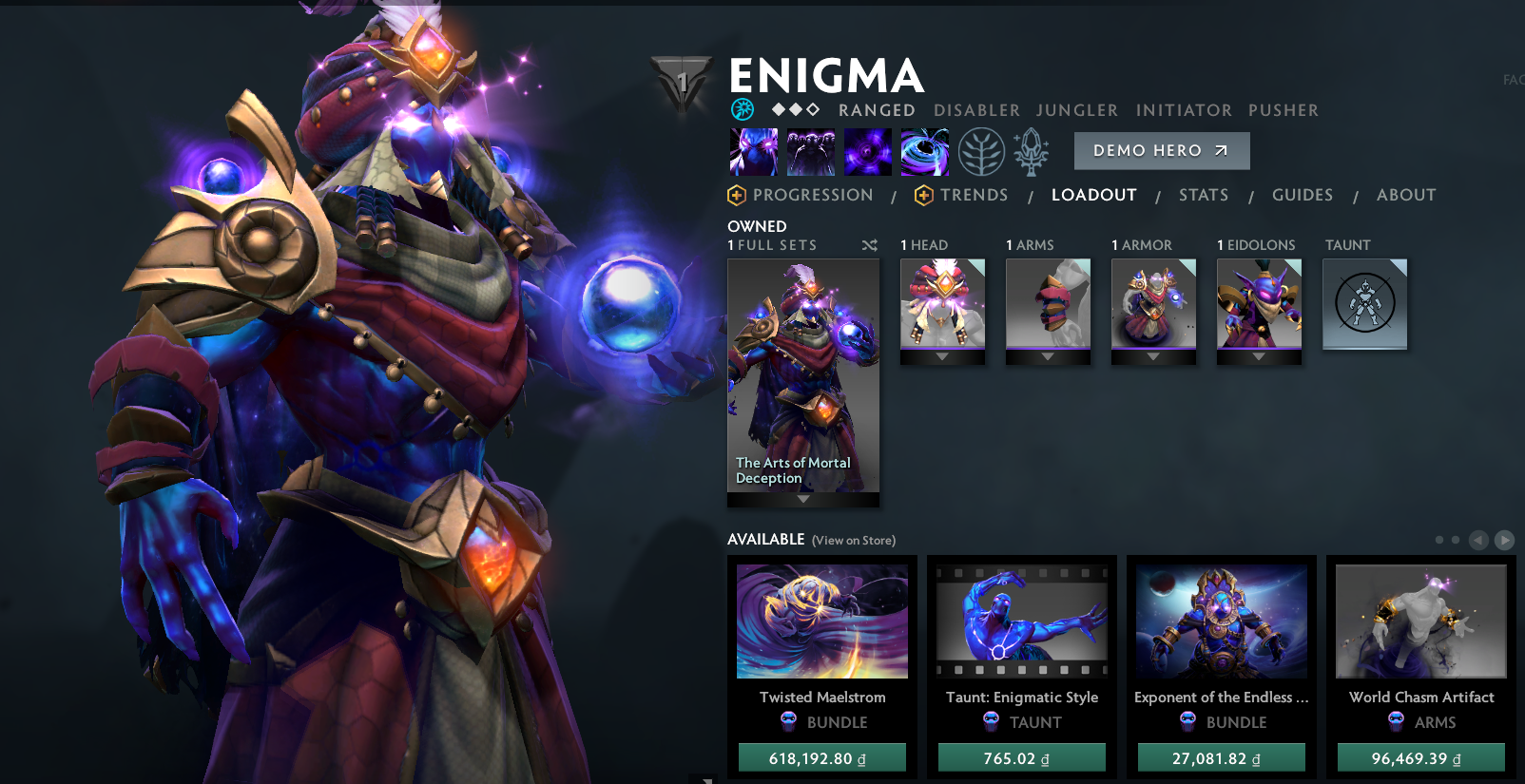 Divin I | Noyau : 4690 / Support : 4260 / Comportement : 9890