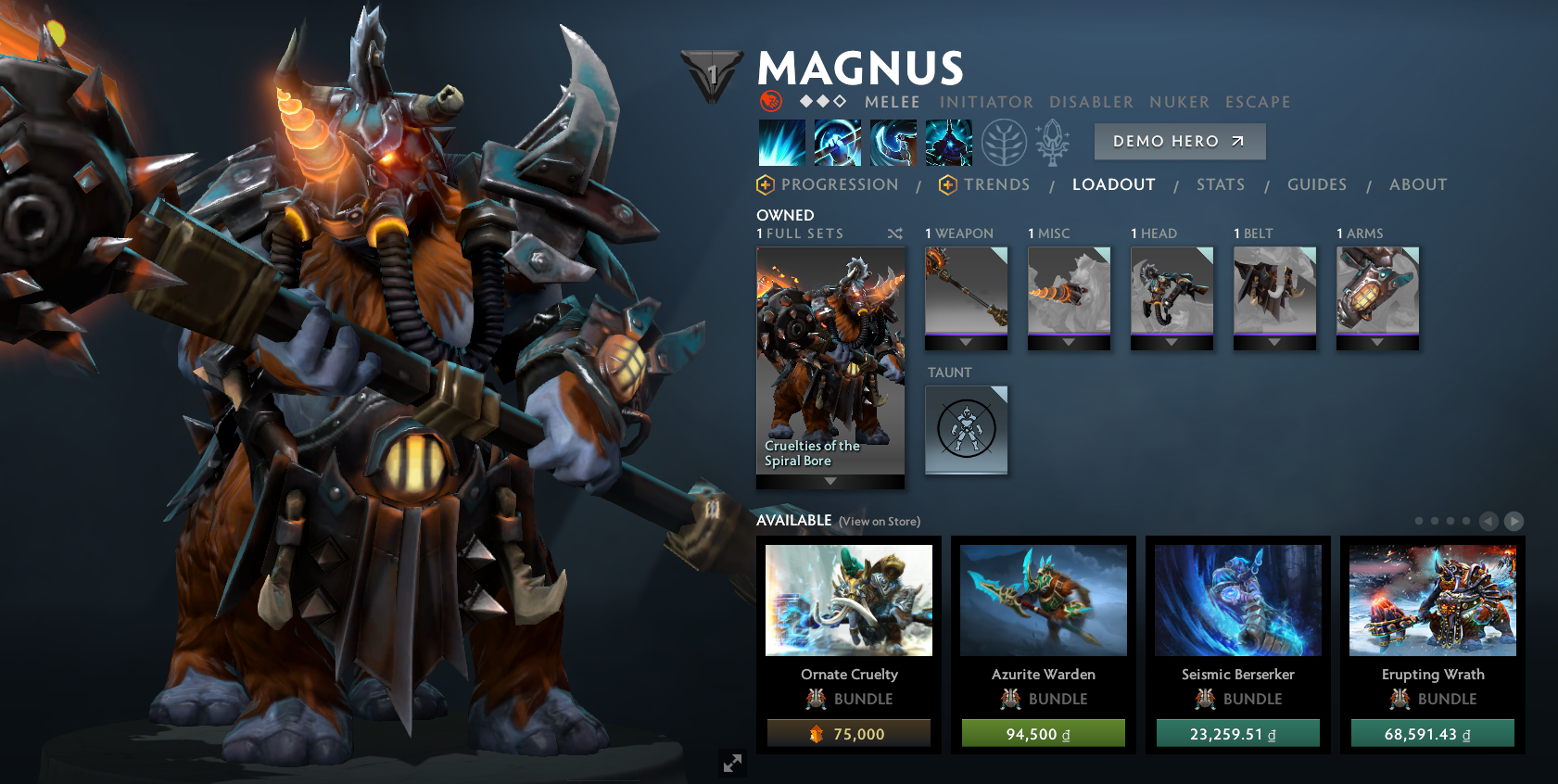 Non calibré | MMR : à déterminer - Comportement : 8640