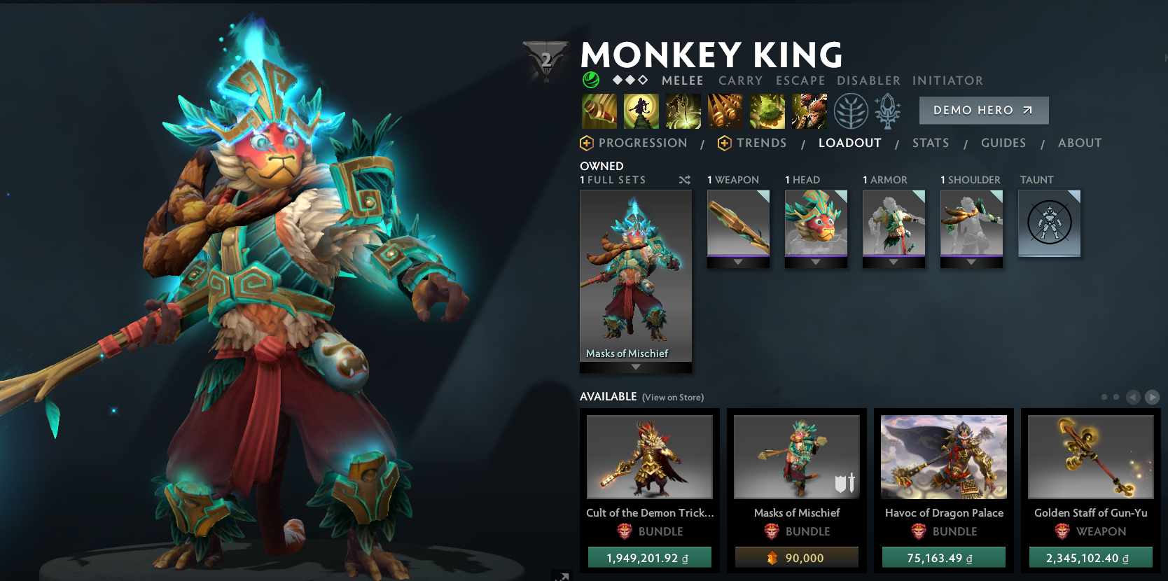 Divin I | Noyau : 4690 / Support : 4260 / Comportement : 9890